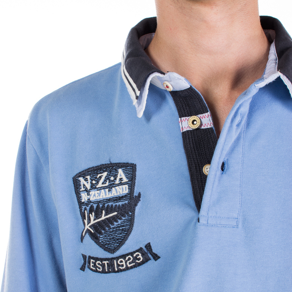 NEW ZEALAND BLUE SWEATER | MENS SIZE L - Picture 3 of 5